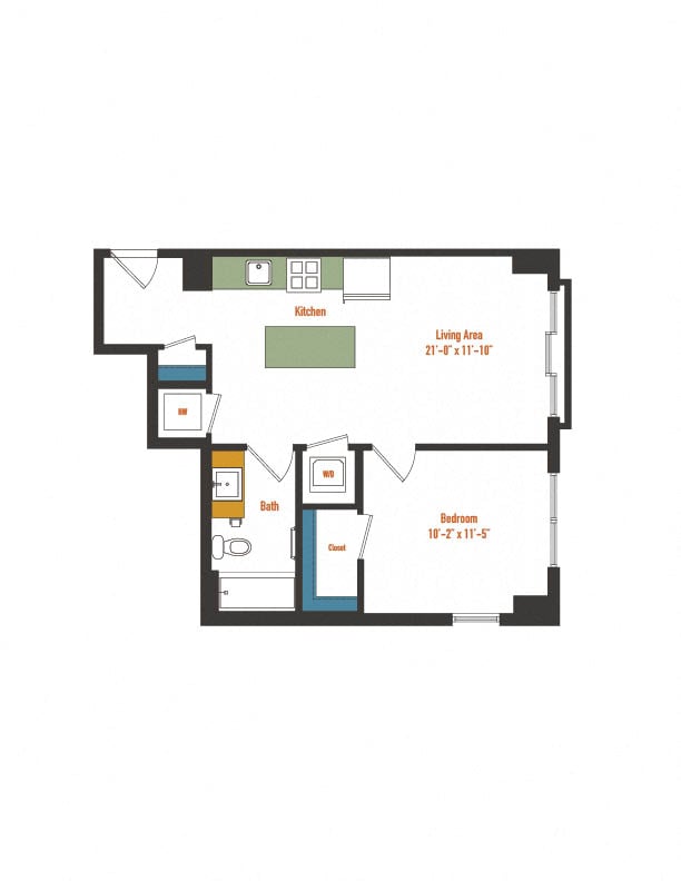 1C-1 floor plan