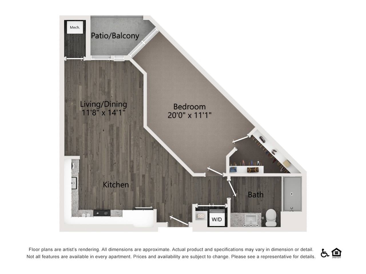 A2 floor plan