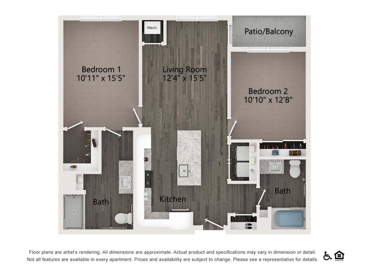 B1B floor plan