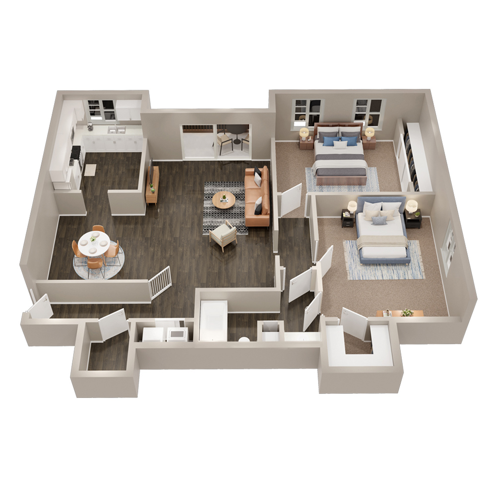 Huron floor plan