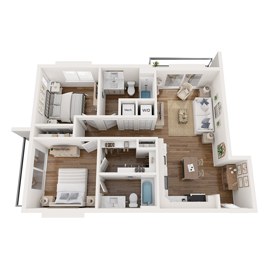 B2 floor plan