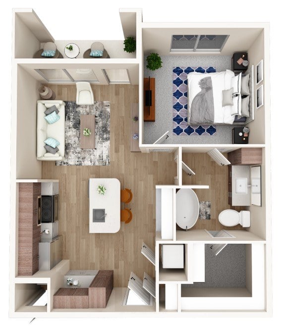 A2 floor plan