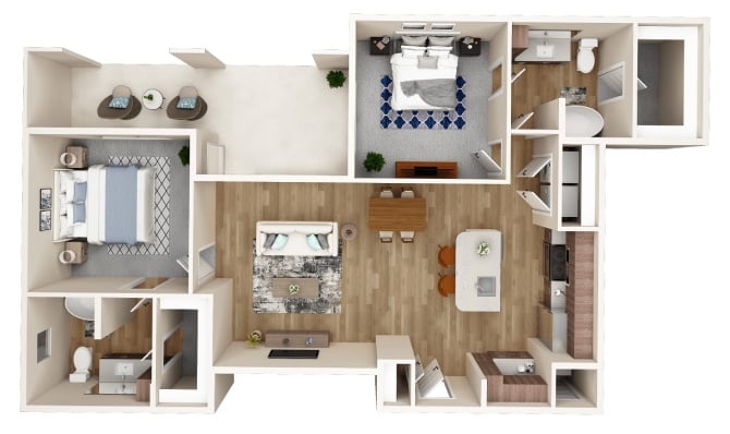 B2 floor plan