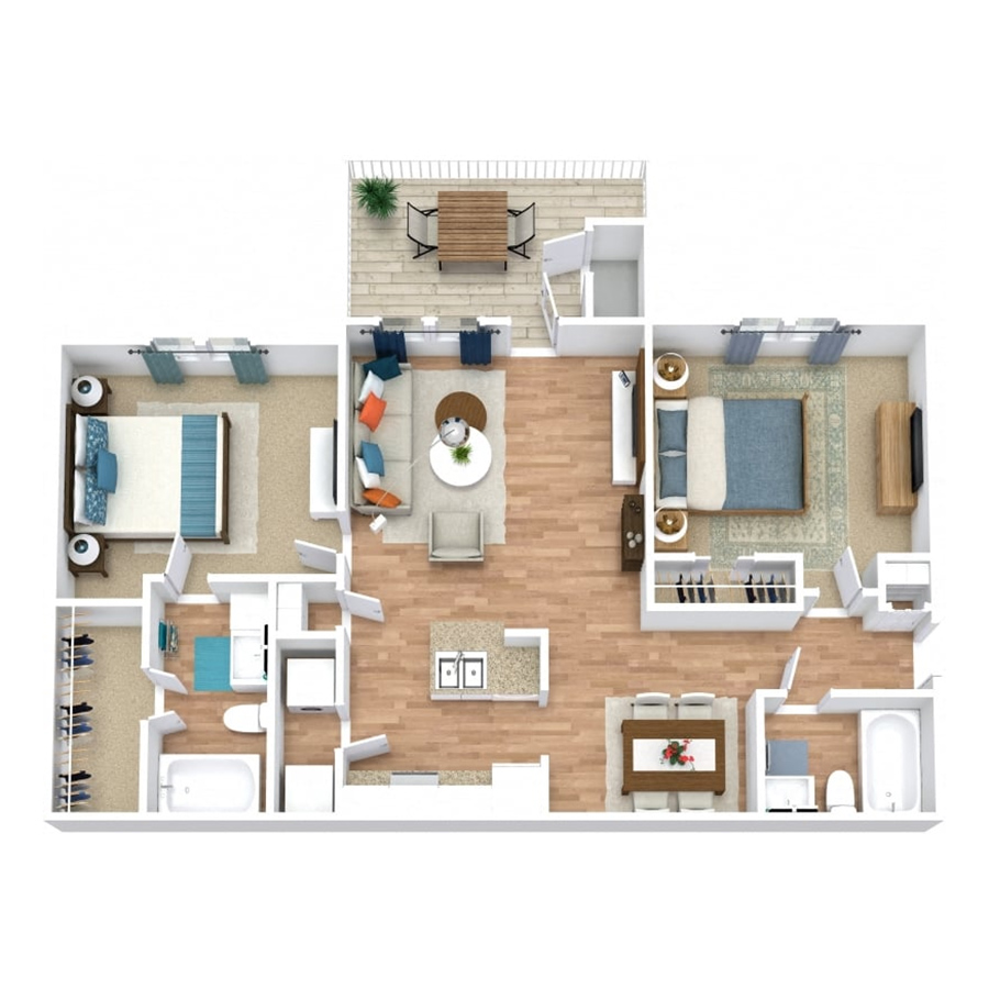 Bluebonnet floor plan
