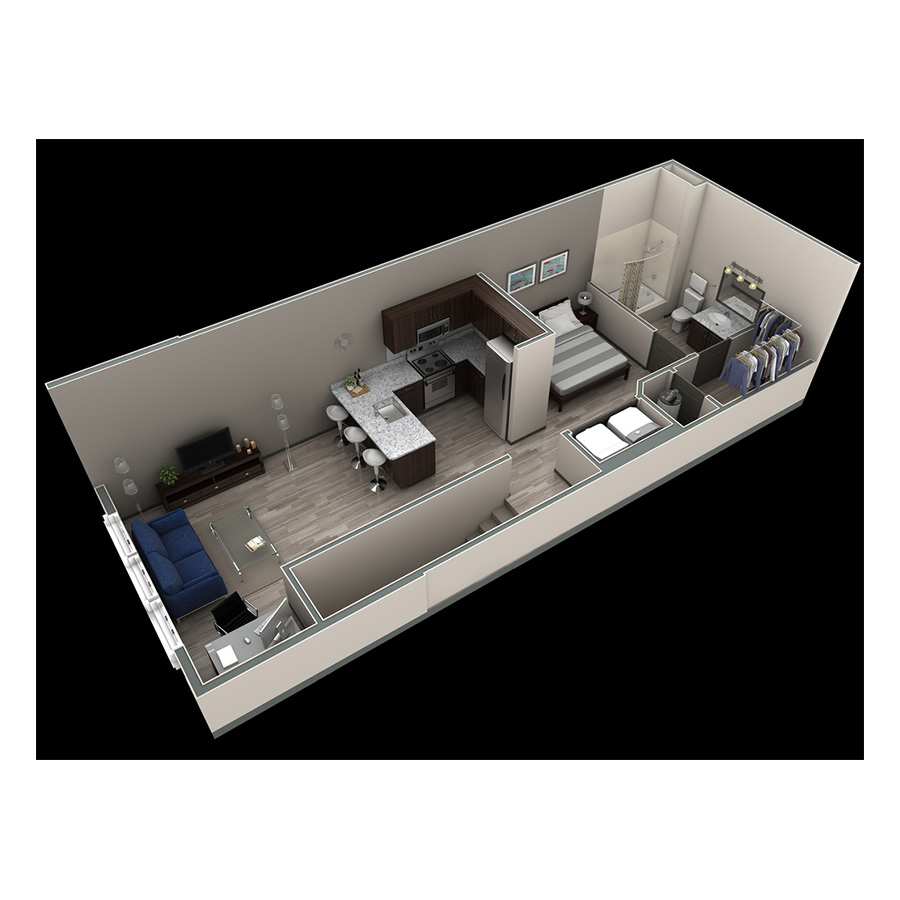 Studio Grand Overlook floor plan