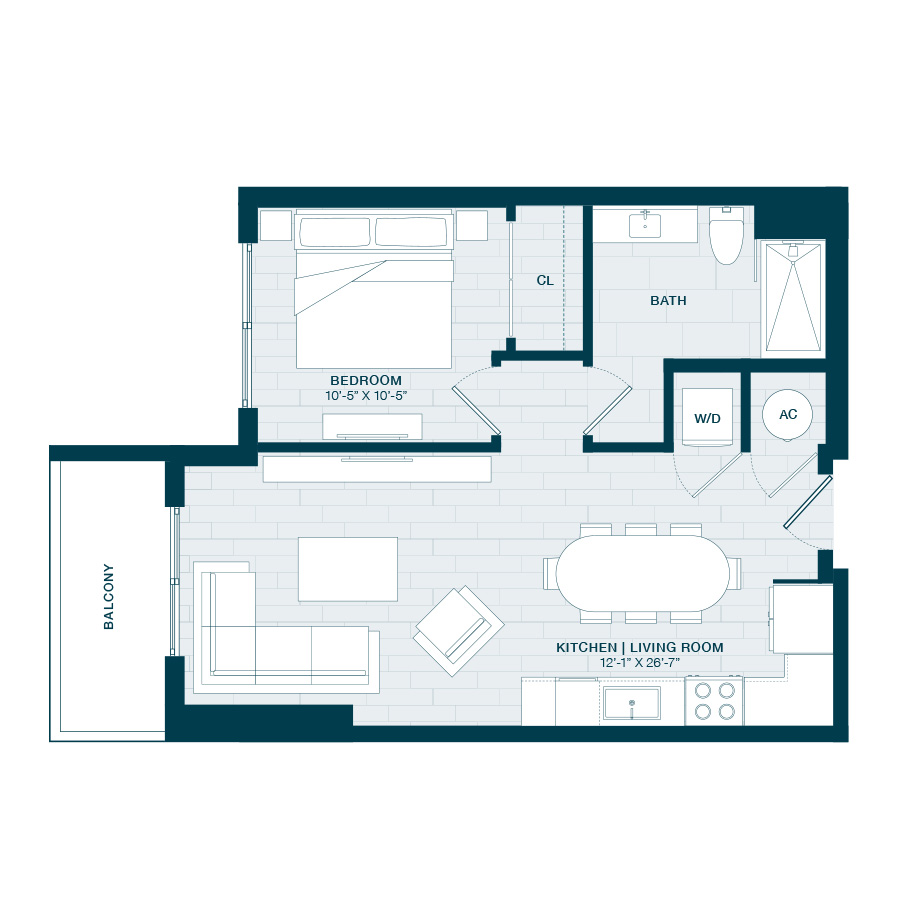 A2 floor plan