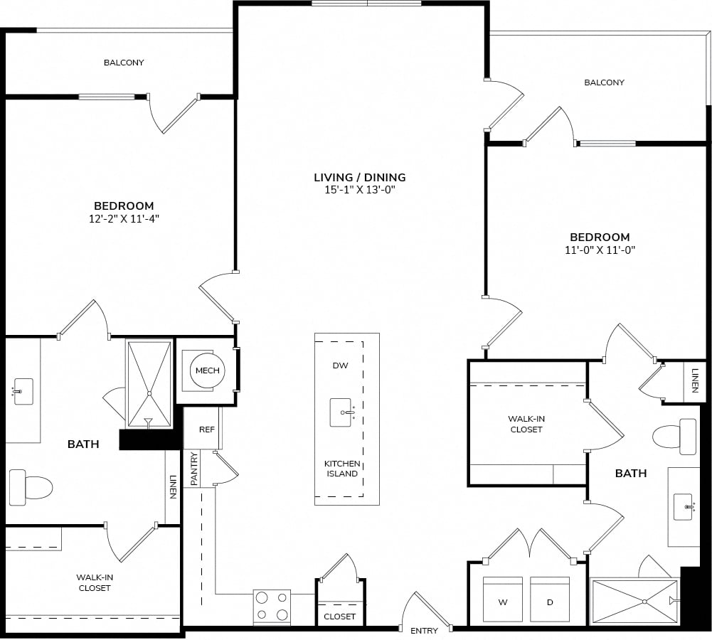 B1c floor plan