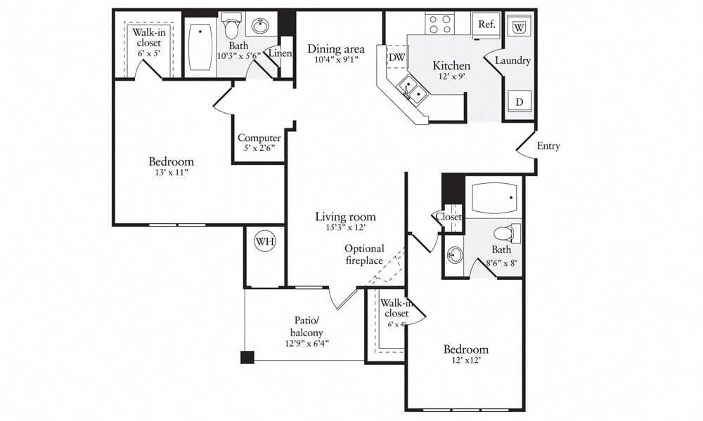 B2R floor plan