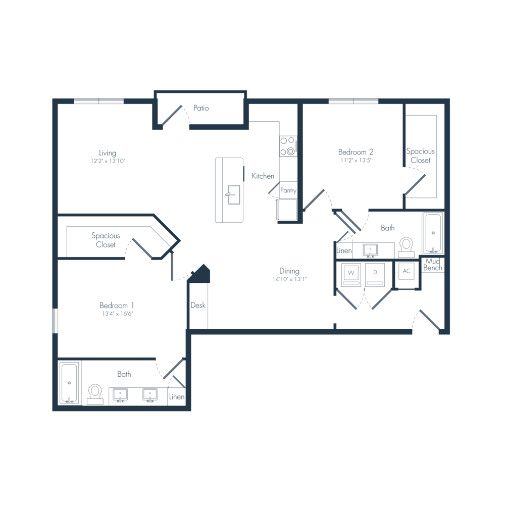 B2-TA floor plan