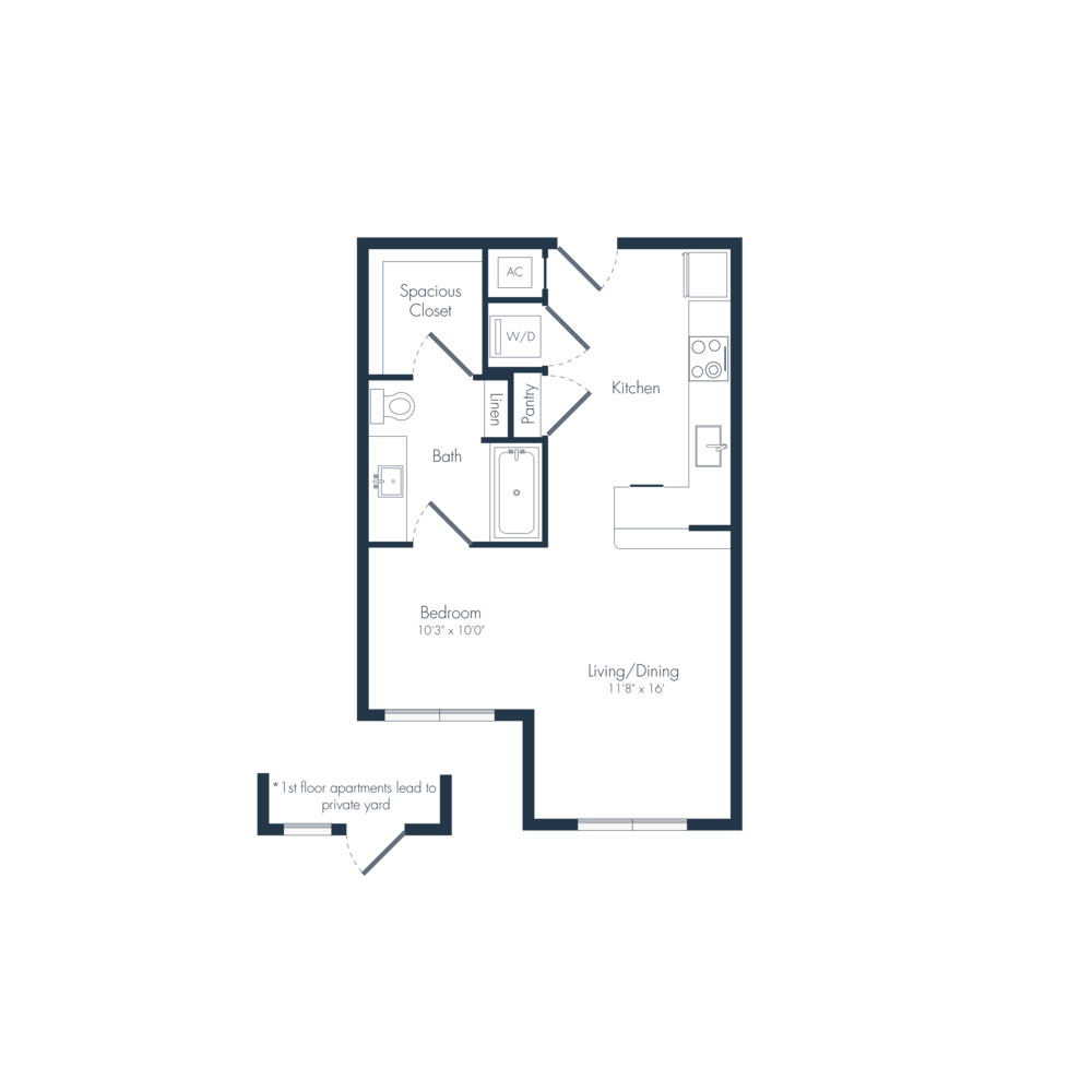 E1 floor plan
