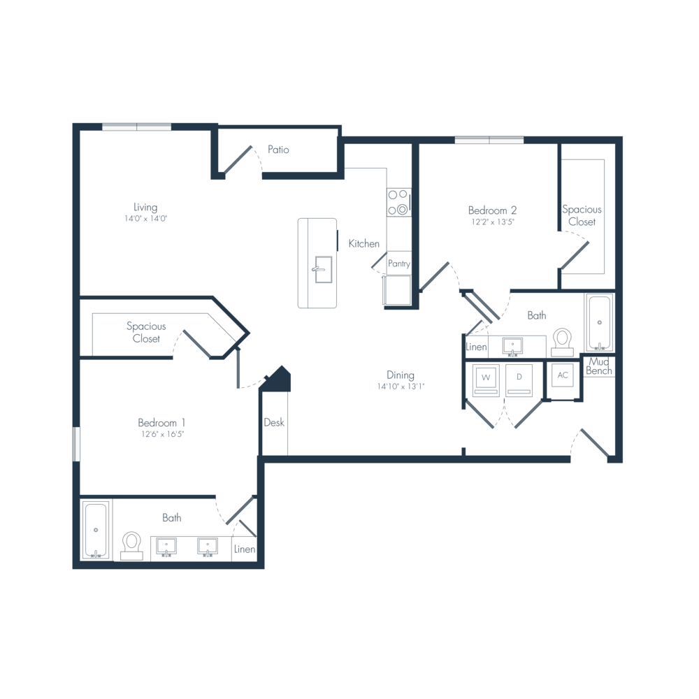 B2A floor plan