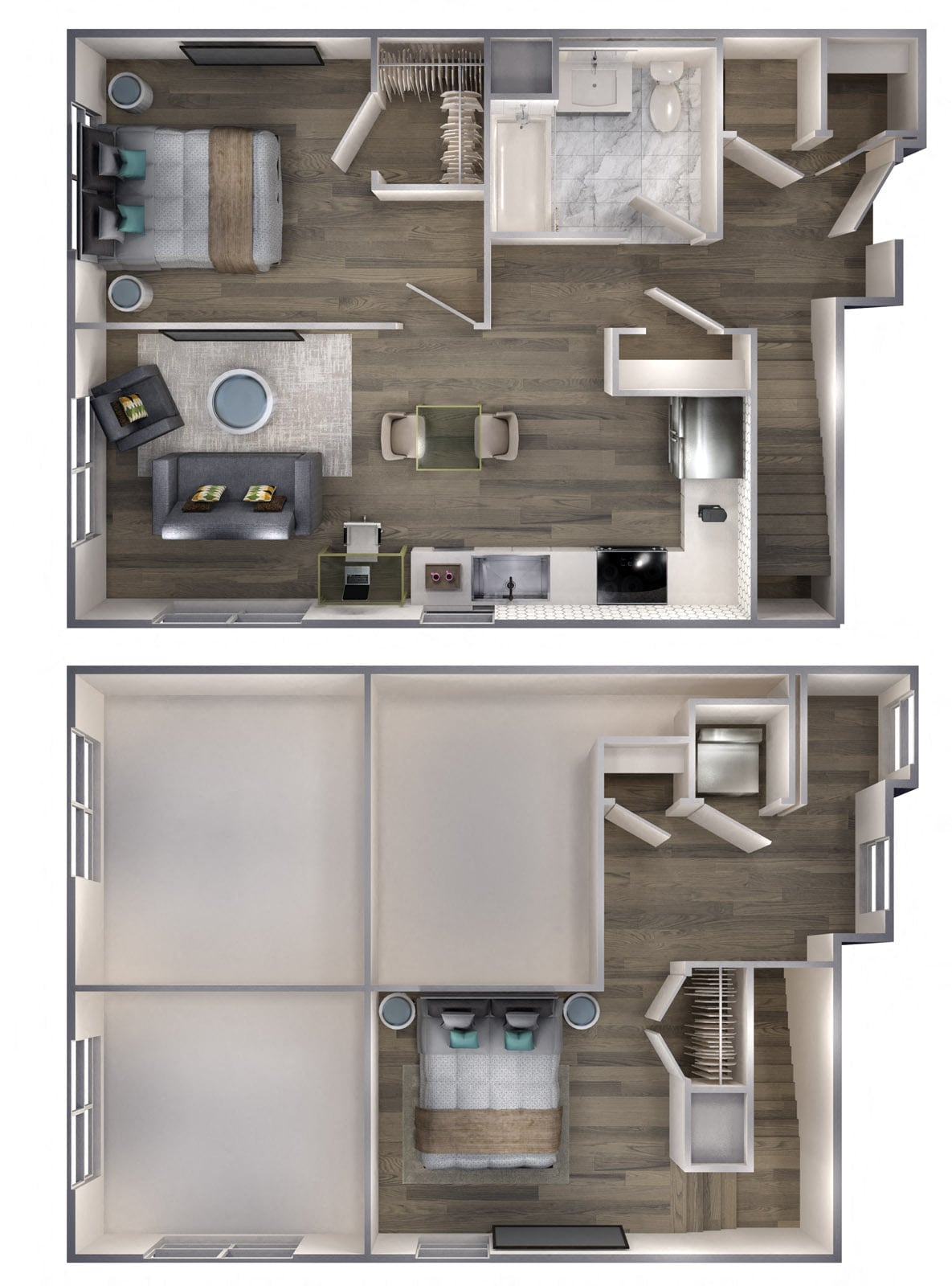 Avenue F | 1 Bed/1 Bath Loft-C5D floor plan