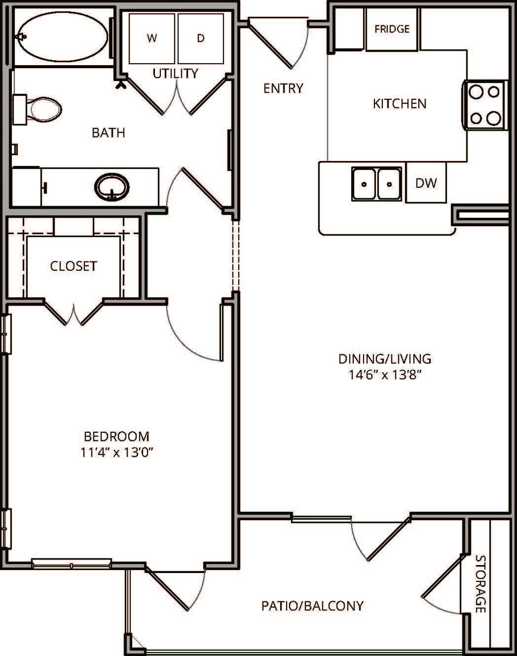 A1 floor plan