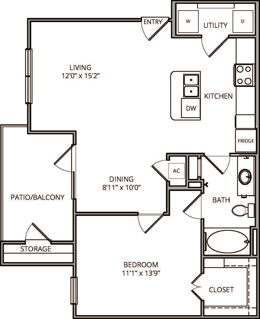 A2 floor plan