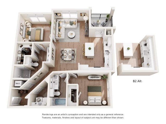 B2 floor plan