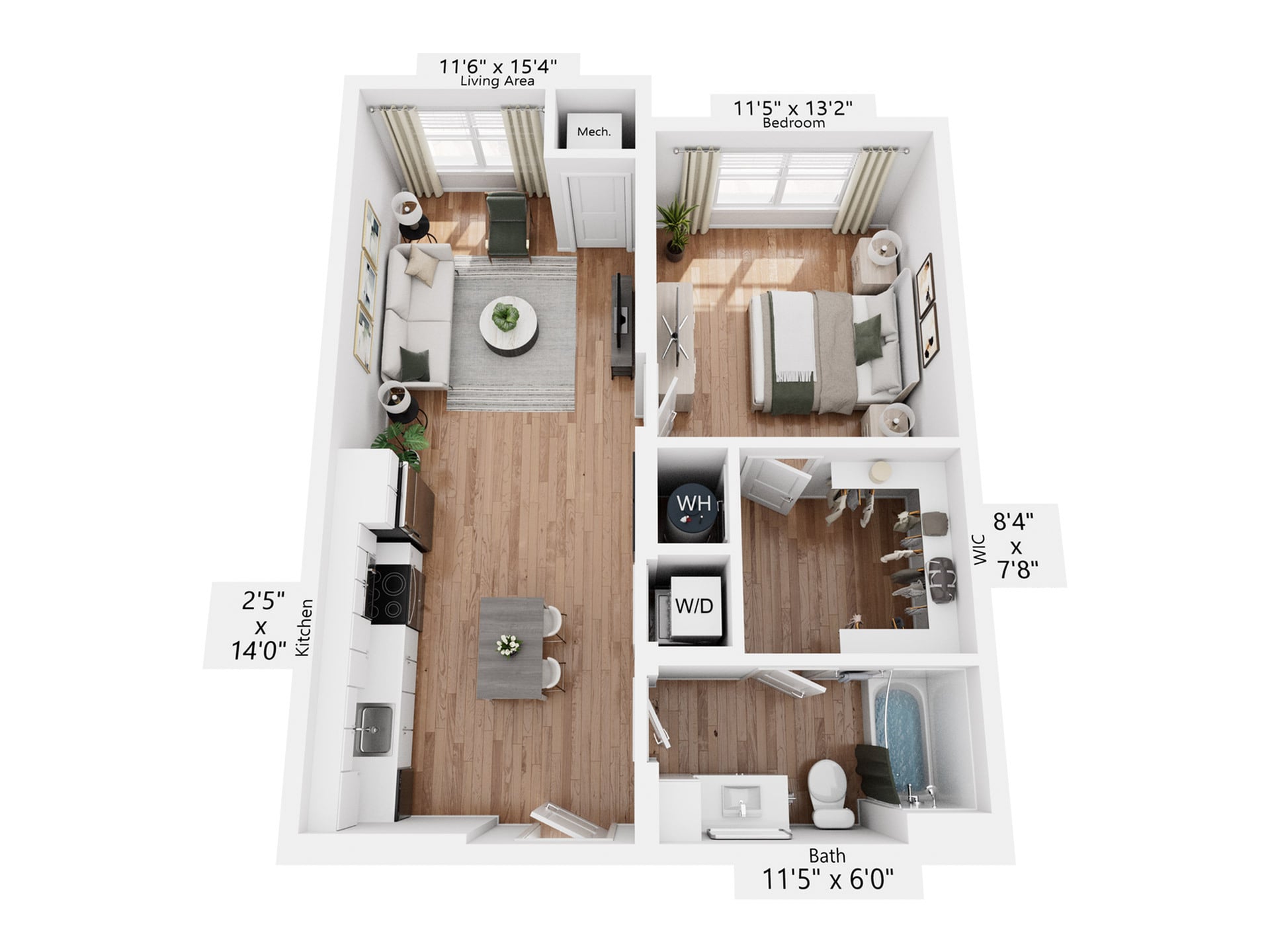 A2 floor plan