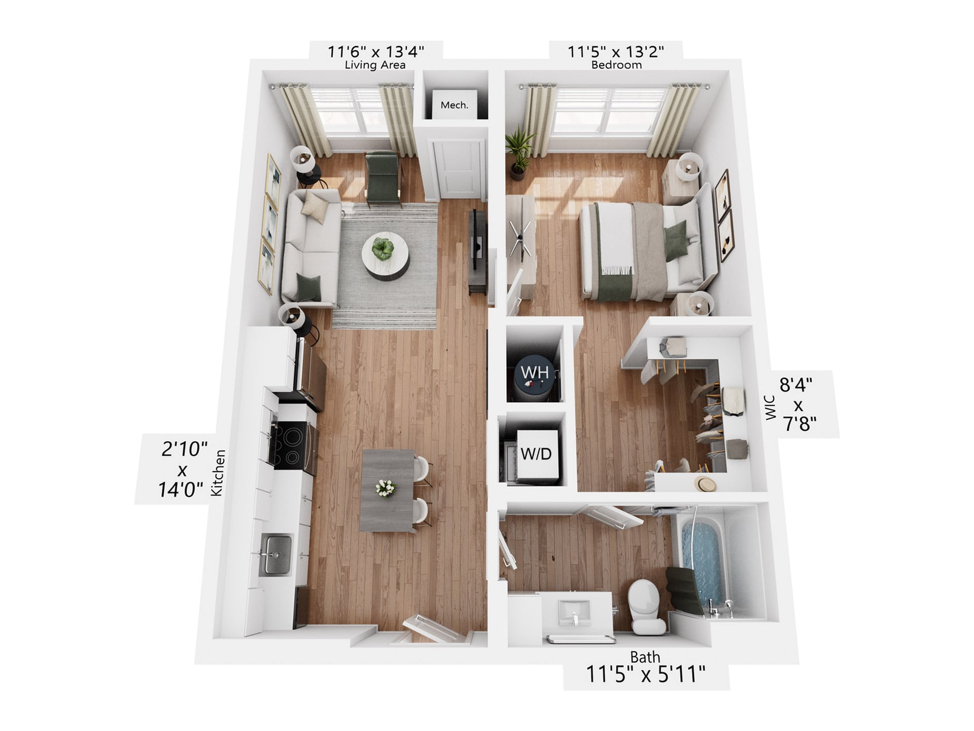 A1 floor plan