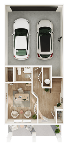 Asher with Den floor plan