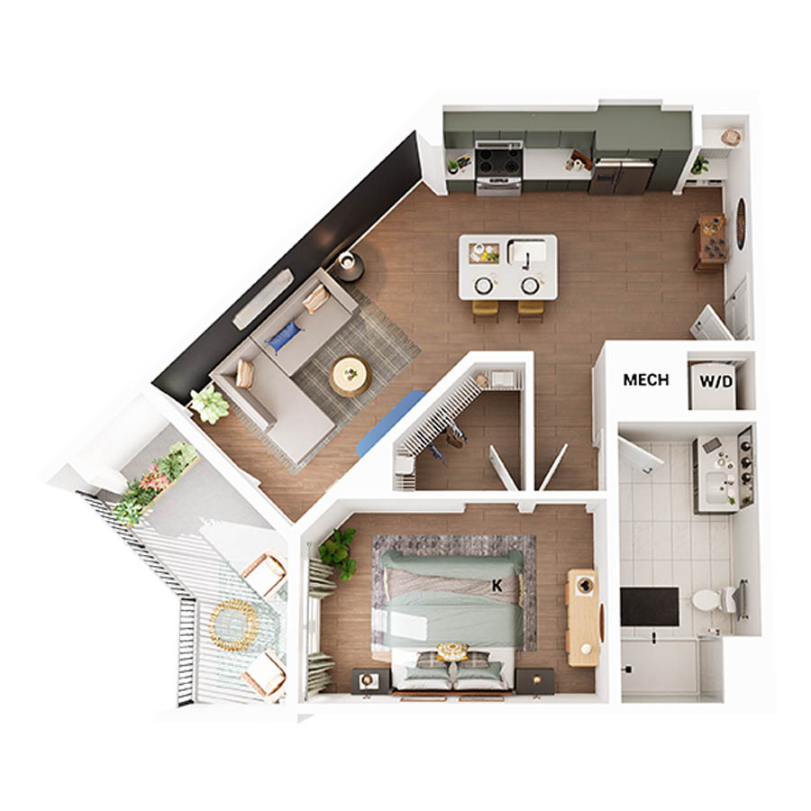 A2 floor plan