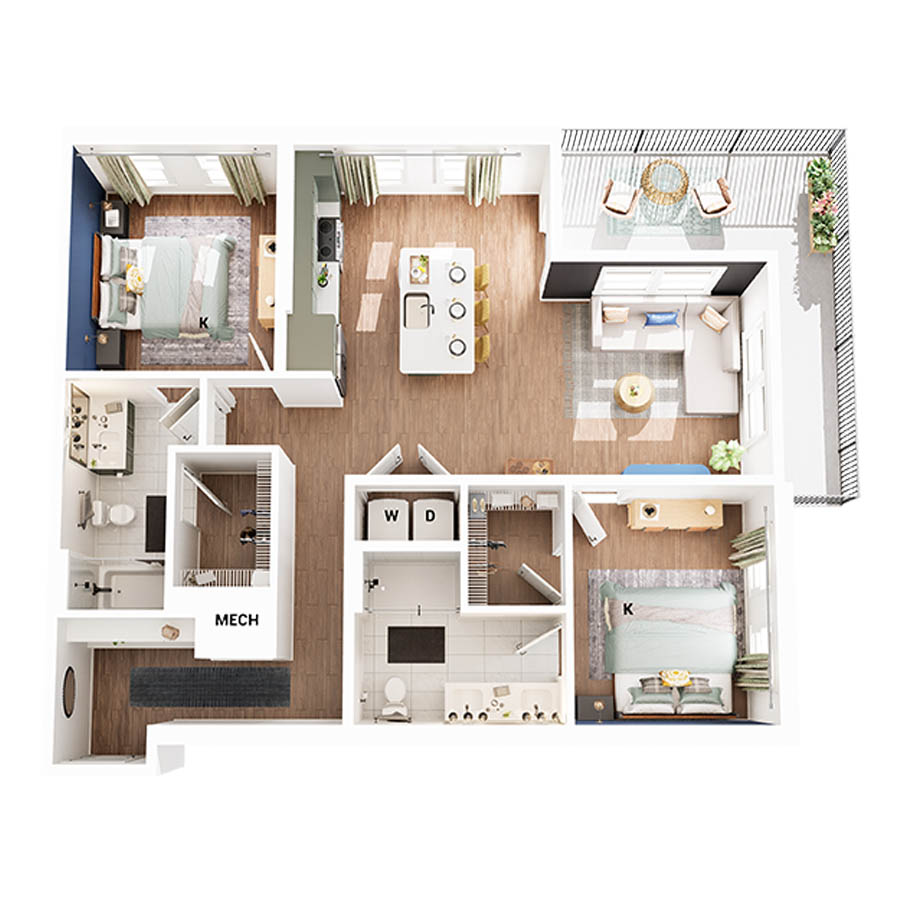 B2 floor plan