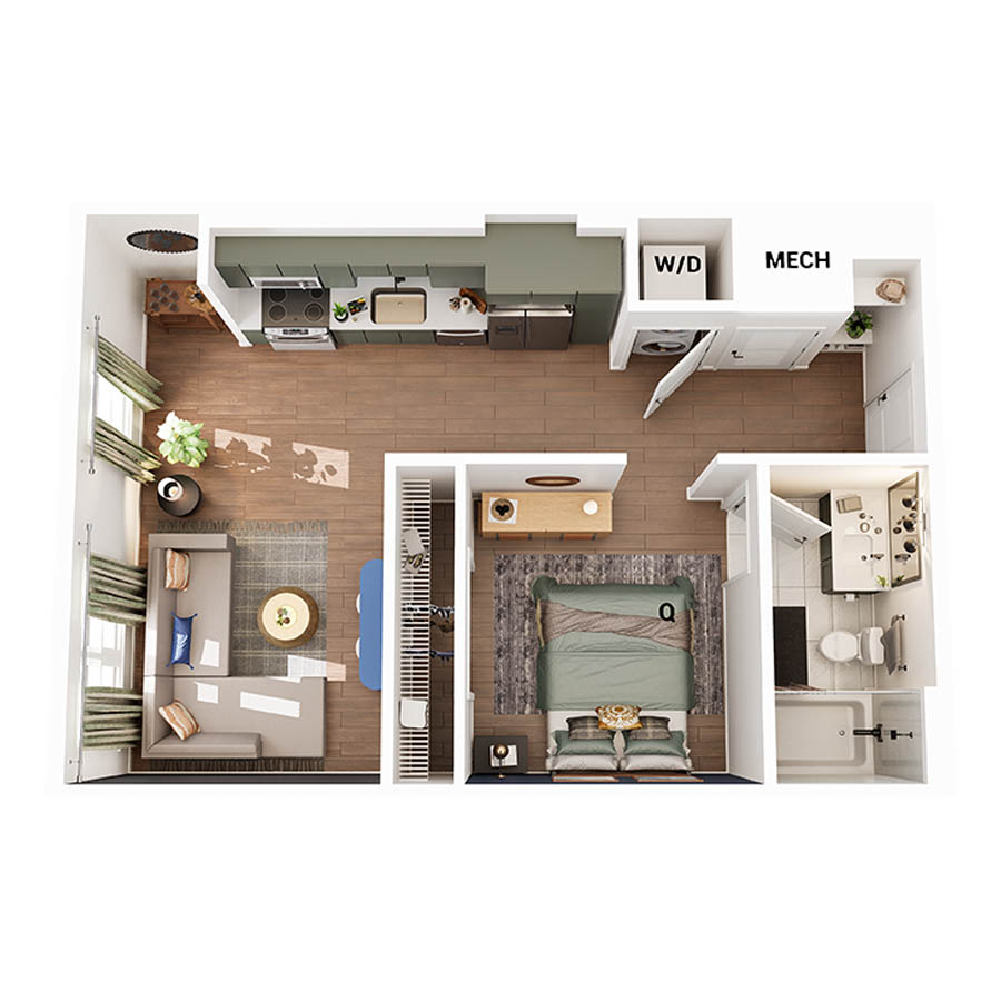 A0 floor plan