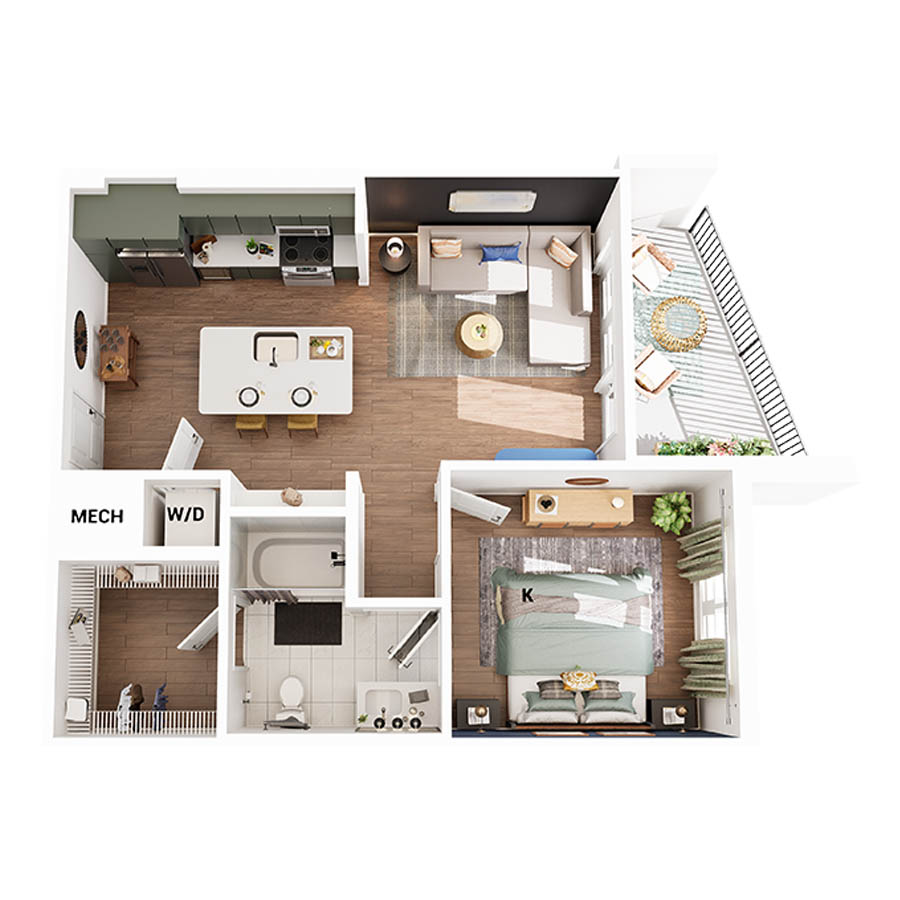 A1 floor plan