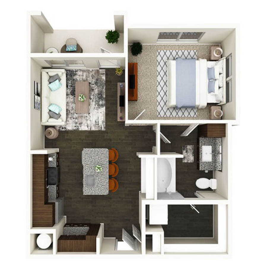 A2 floor plan