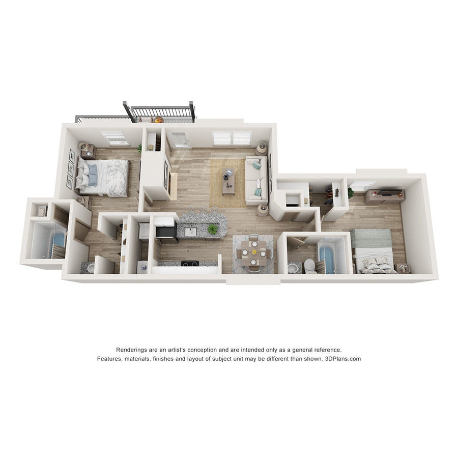 Maple floor plan
