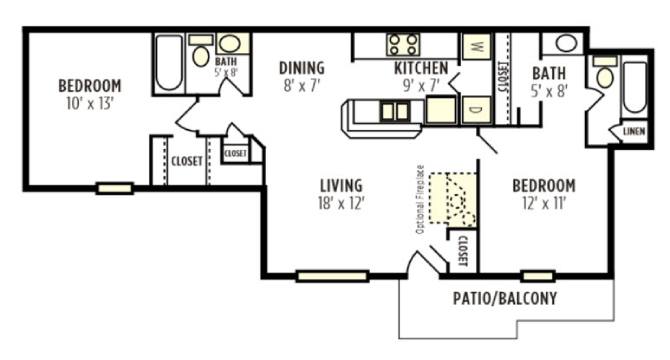 Maple floor plan