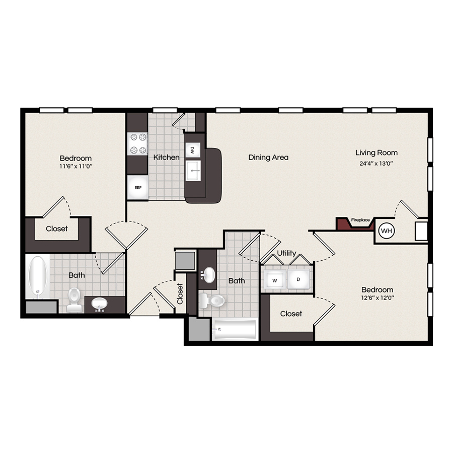 Polk floor plan