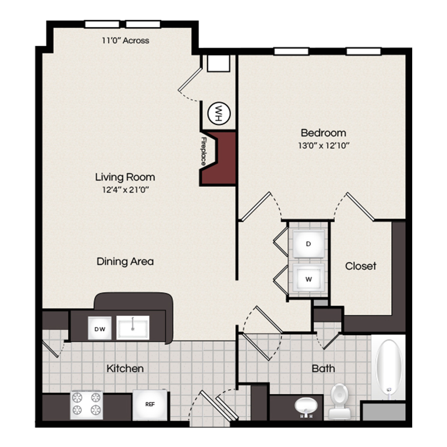 Van Buren floor plan