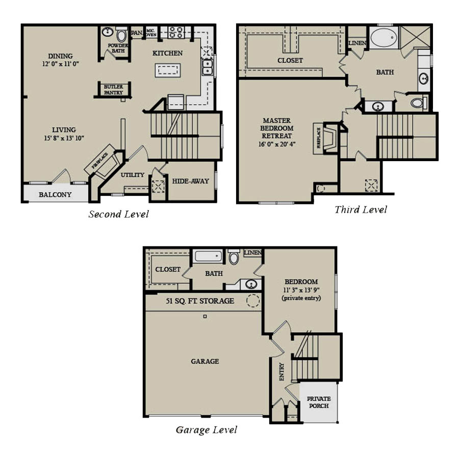 3030-A floor plan