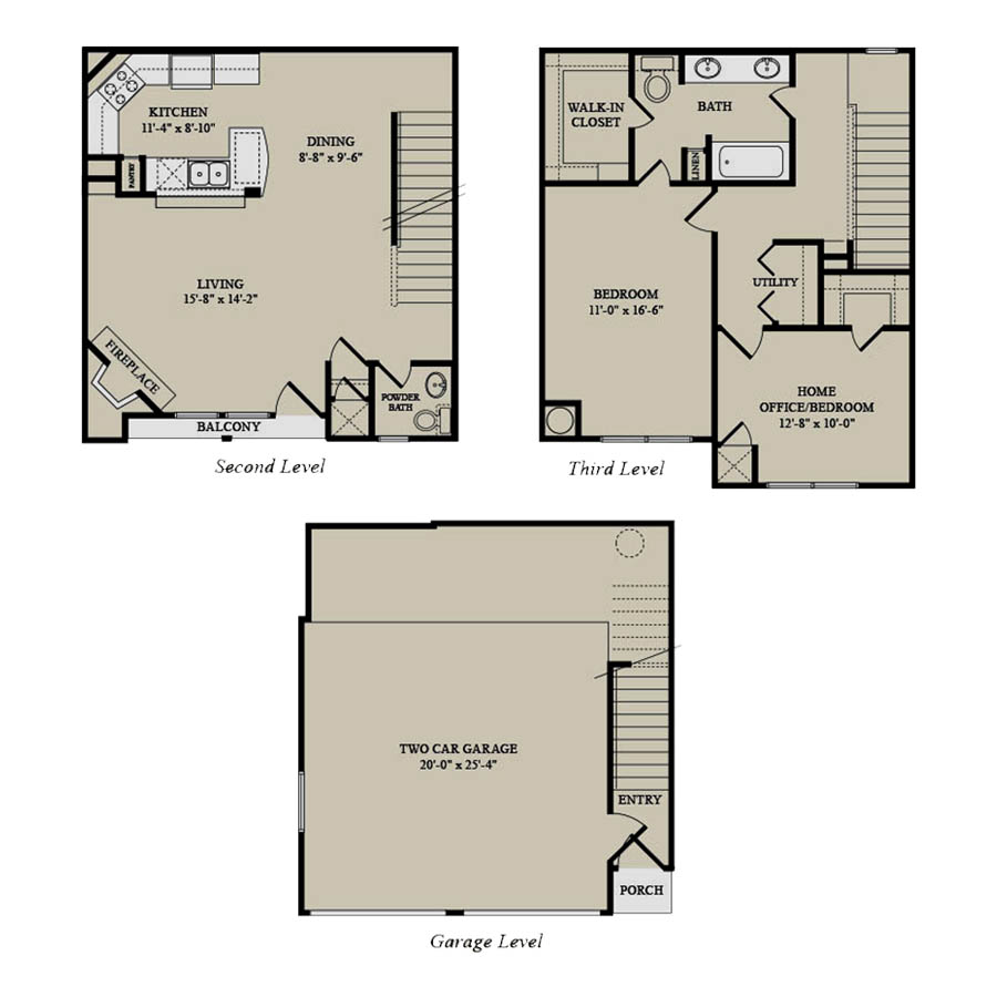 A15-Brownstone floor plan
