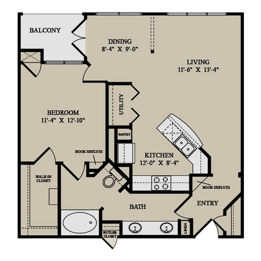 A2-Cityview Flats floor plan