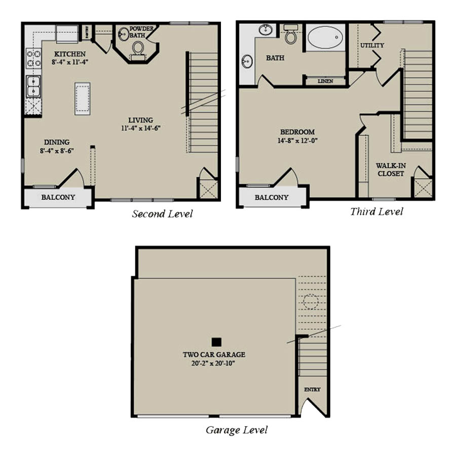 A8-Brownstone floor plan