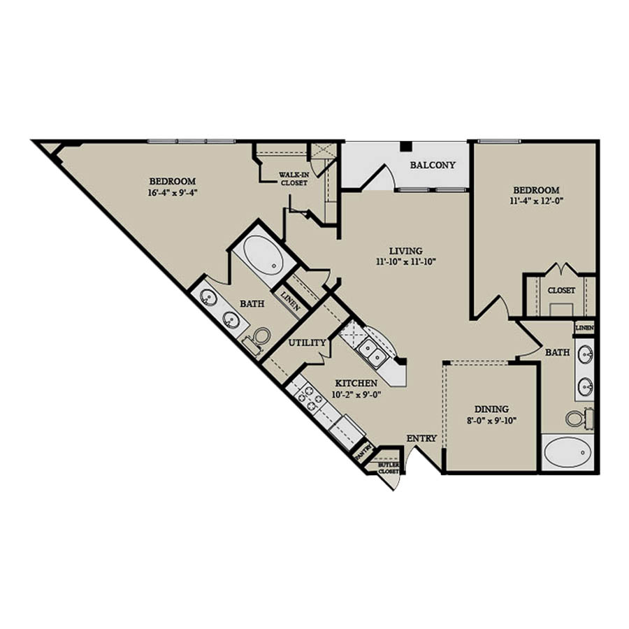 B1-City Flats floor plan