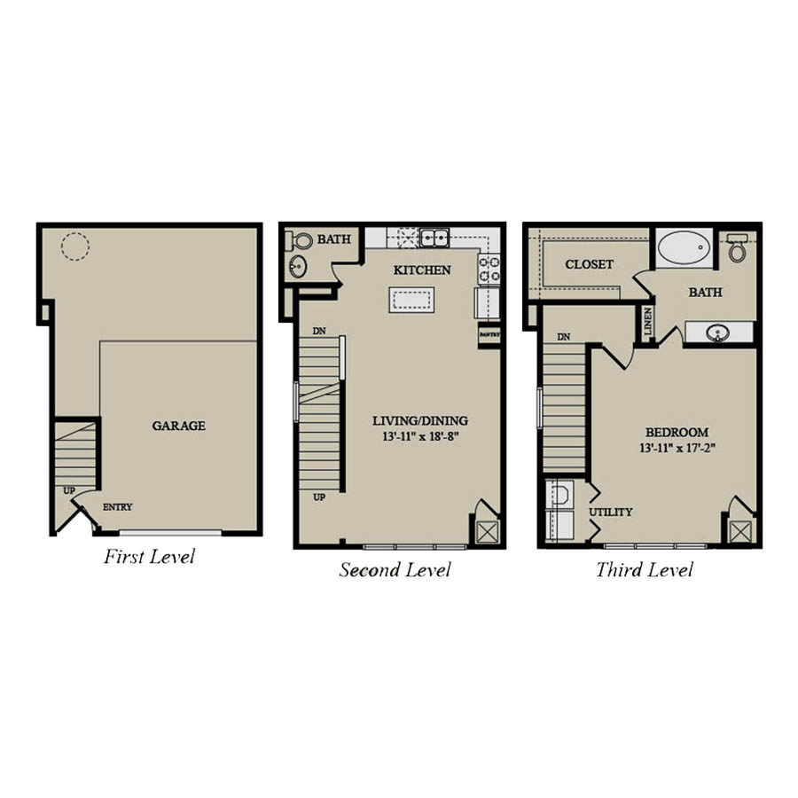A4-Townhome floor plan