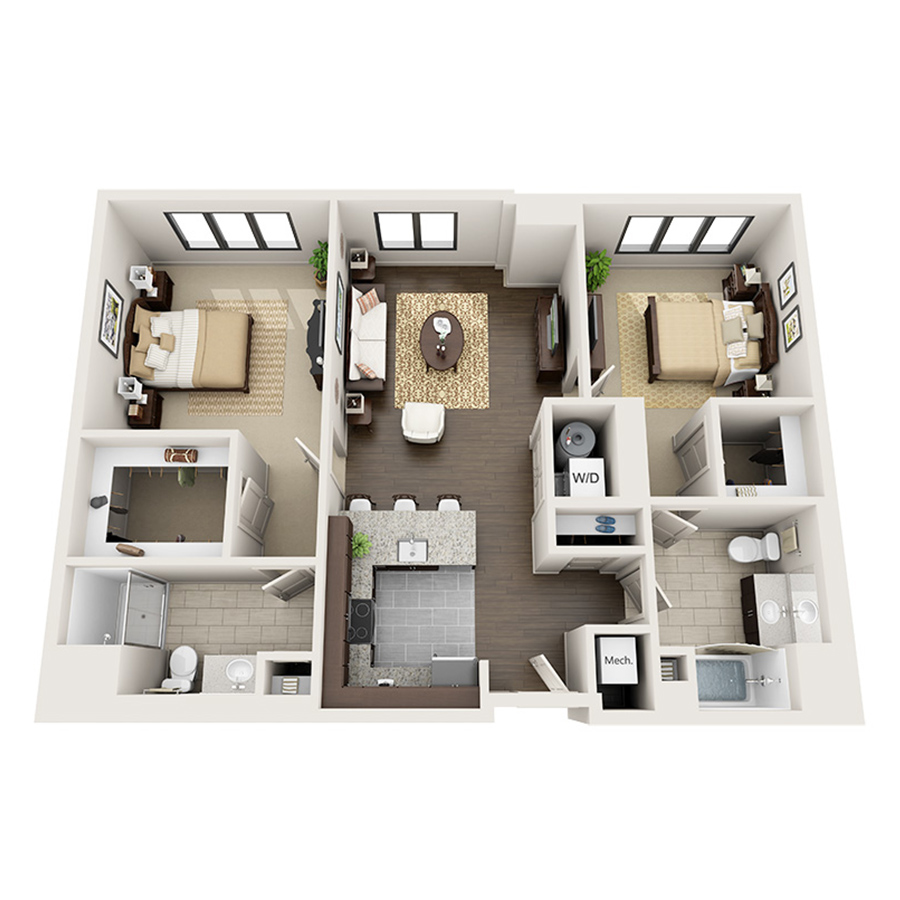 2-B4 floor plan