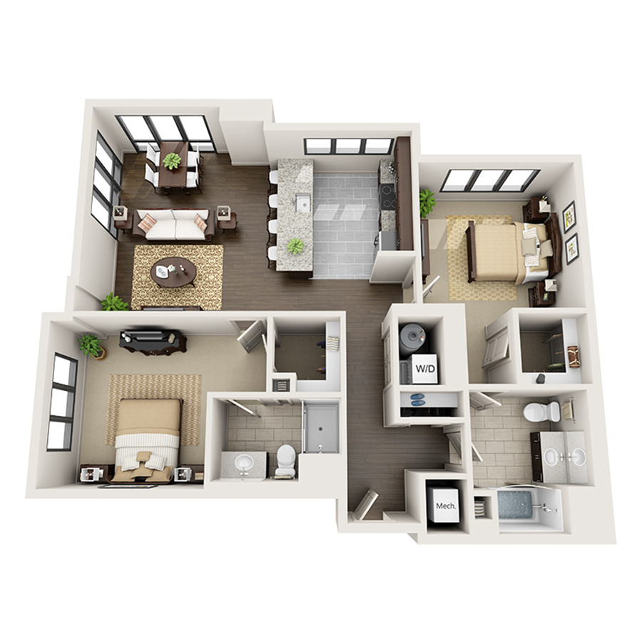 2-B6 floor plan
