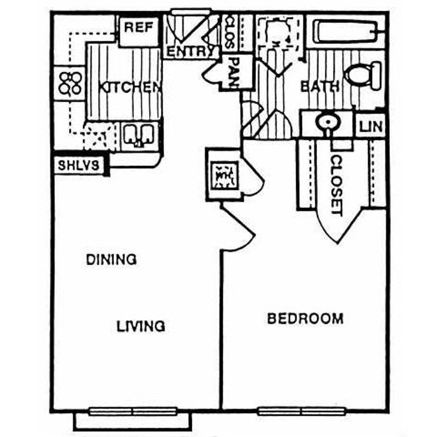 B floor plan