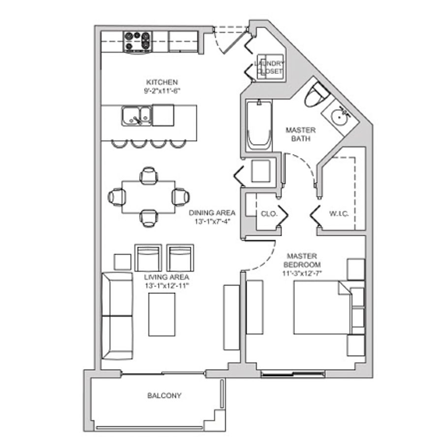 A1 floor plan