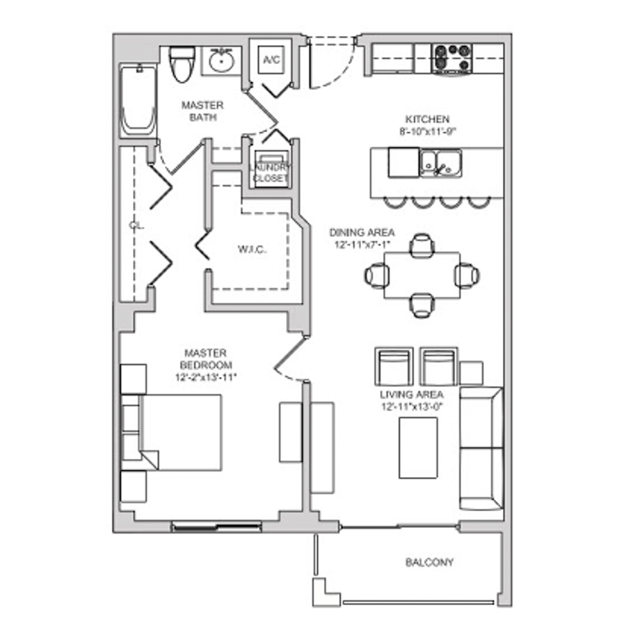 A8 floor plan