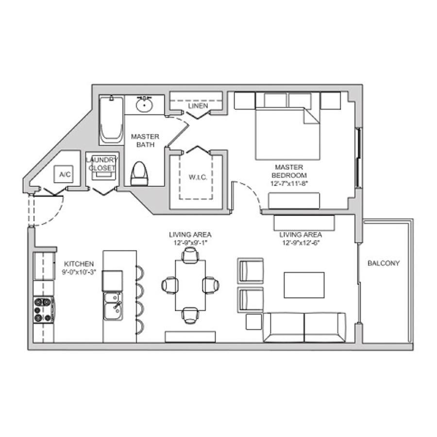 A2 floor plan