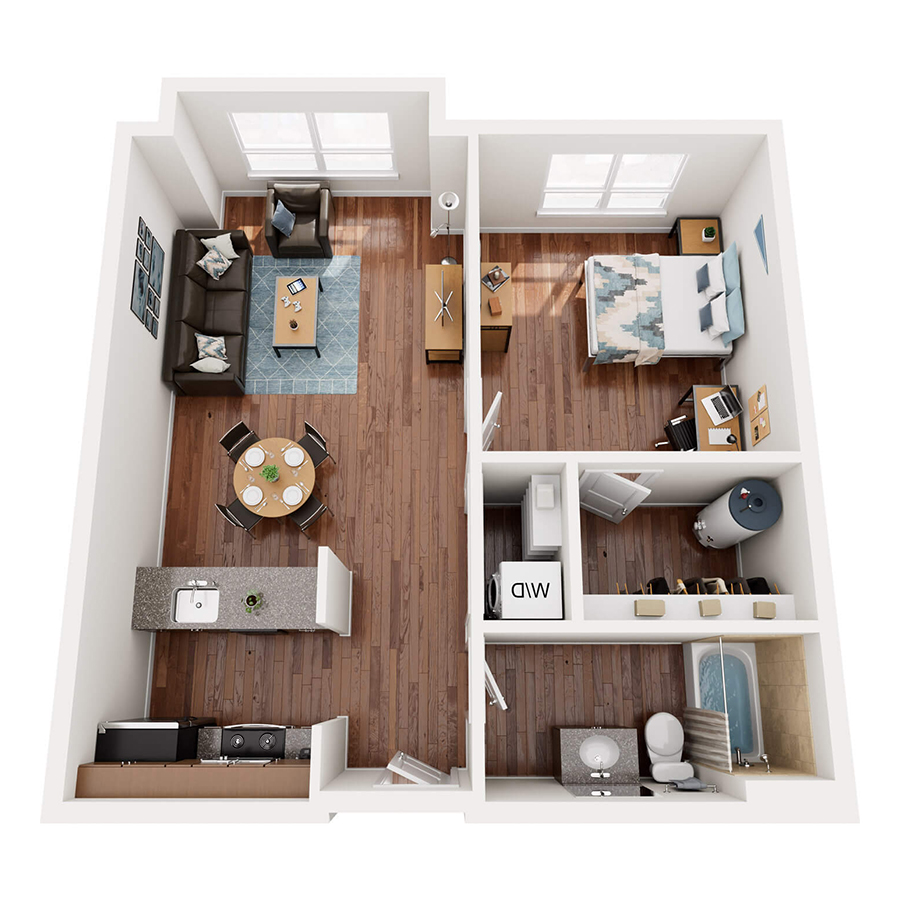 Felix Towers A2 floor plan