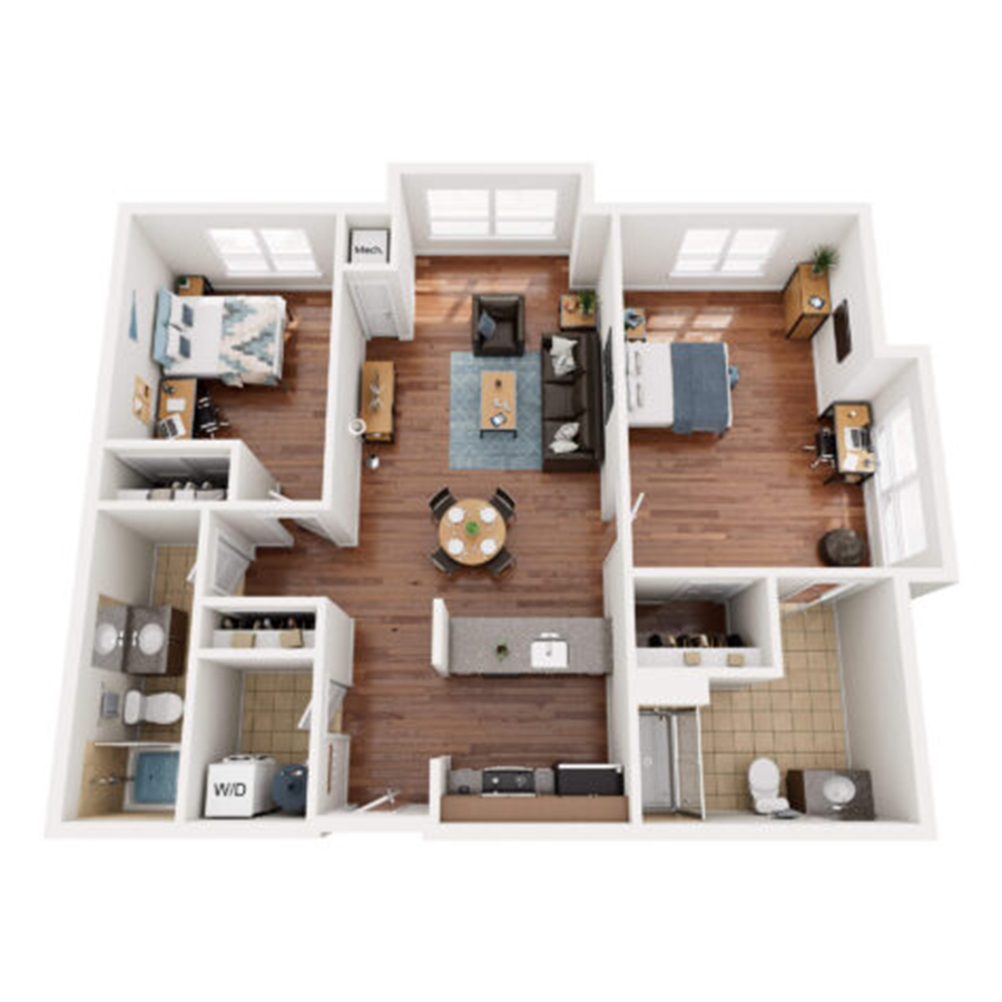 Felix Towers B1 floor plan
