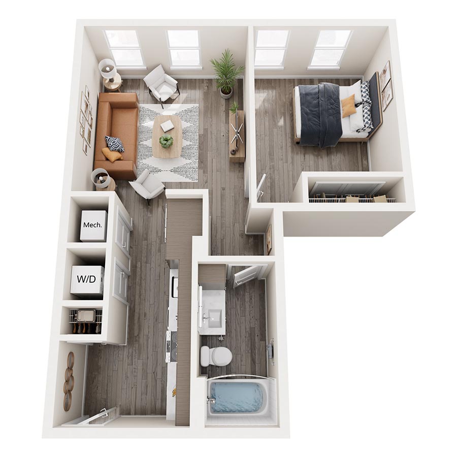 A6 floor plan