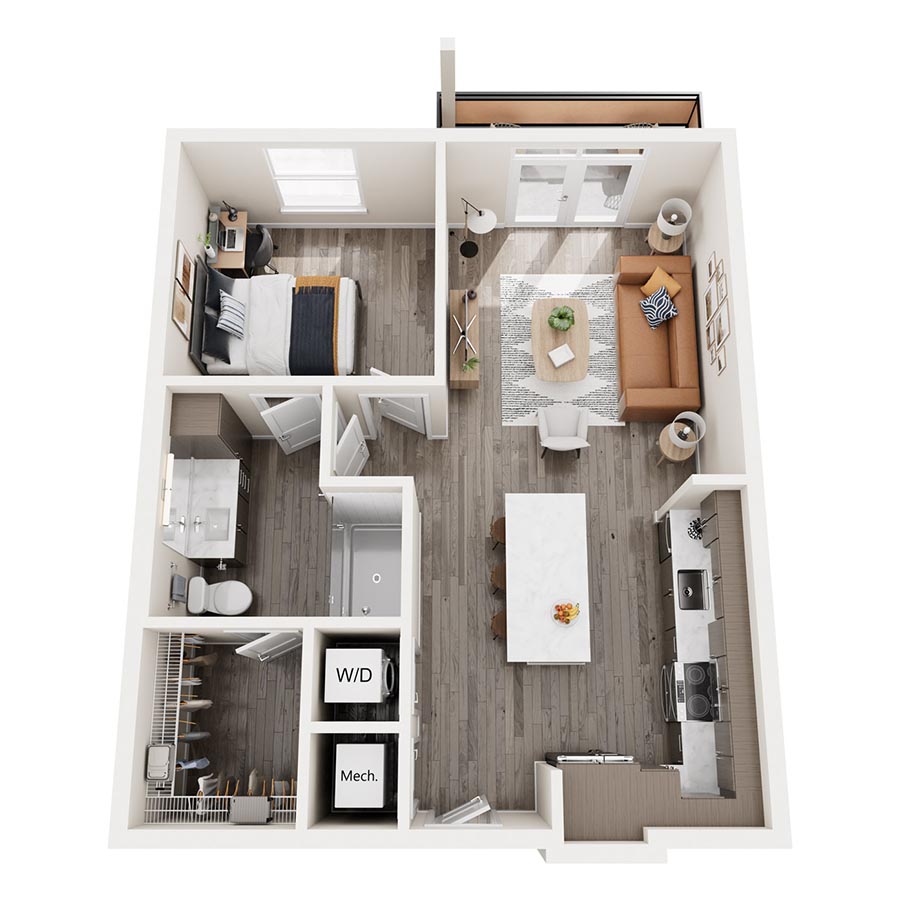 A1 floor plan