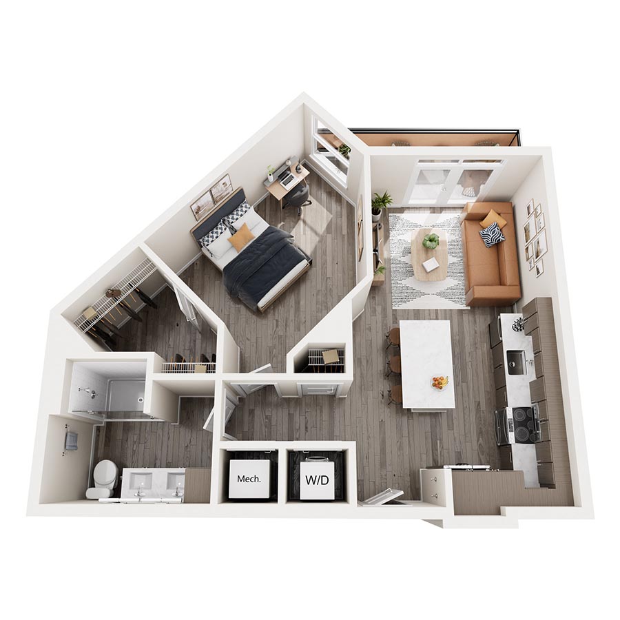 A2 floor plan