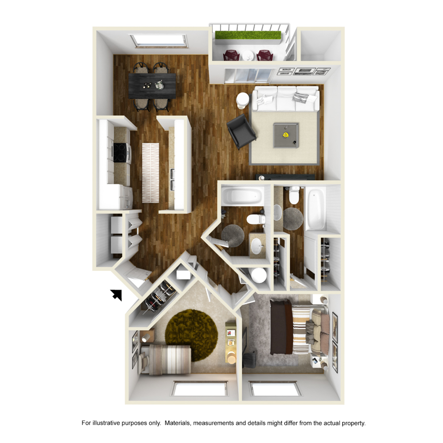 B2 floor plan
