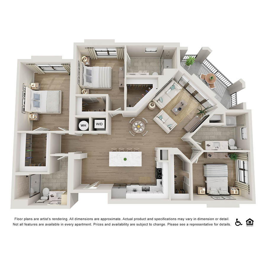 Capri - L floor plan